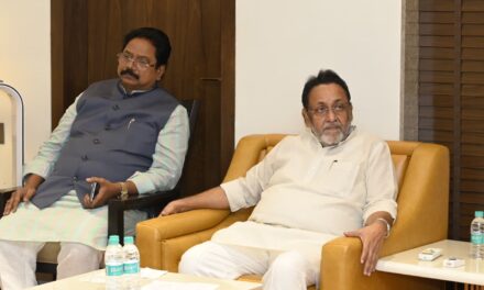 मुंबईत राष्ट्रवादी काँग्रेसची निवडणूक व्यवस्थापन बैठक नवाब मलिक यांच्या नेतृत्वाखाली सुरू