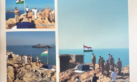 पंतप्रधानांच्या कॉफी टेबल बुकमध्ये समावेश झालेल्या वेंगुर्ला- निवती निर्मनुष्य बेटावर ध्वजारोहण उत्साहात..!