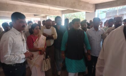 पालकमंत्री उदय सामंत यांनी केली रत्नागिरी पालिकेच्या नवीन इमारतीच्या बांधकामाची पाहणी…