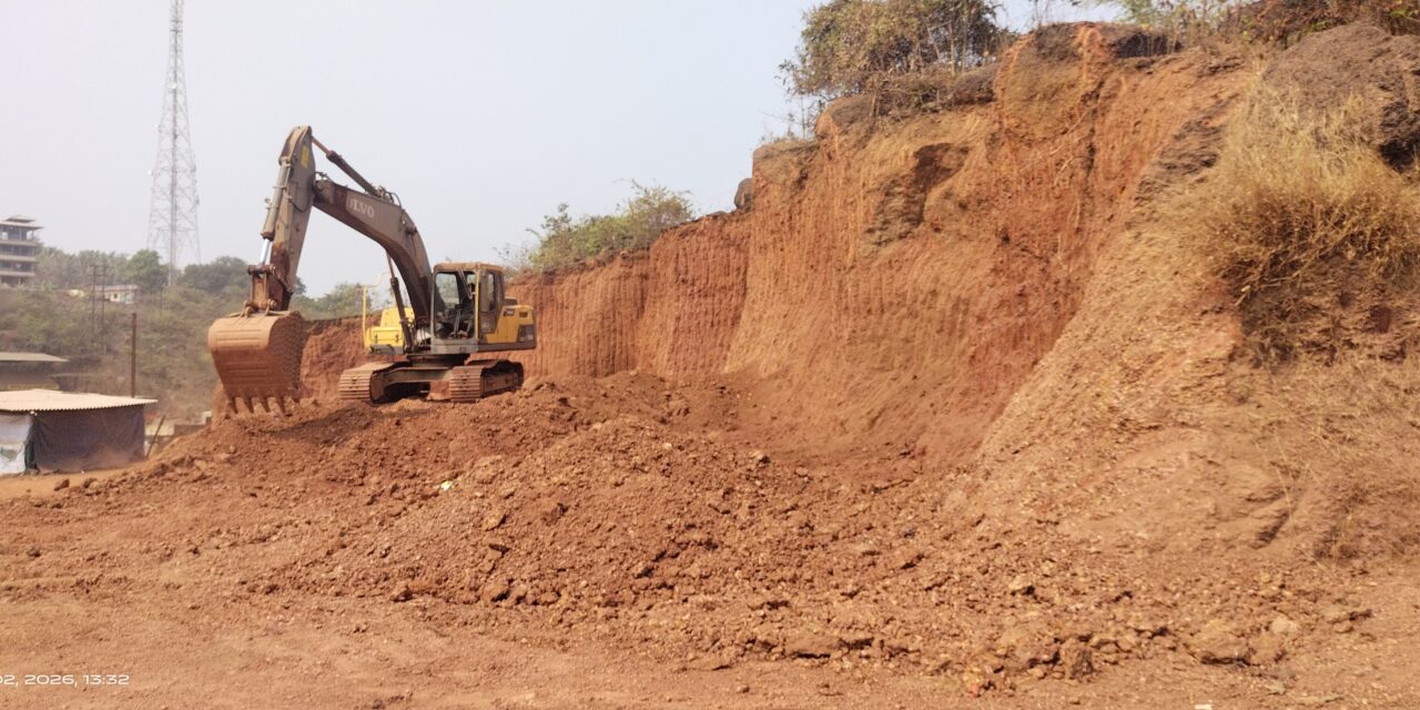 लोटे परशुराम एमआयडीसीत होतेय बेसुमार माती उत्खनन…