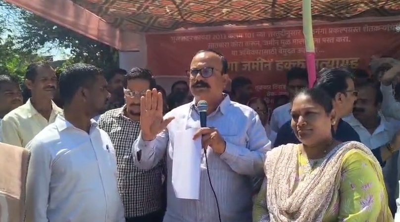 पेण बाळगंगा प्रकल्पग्रस्तांच्या उपोषणाला काँग्रेस प्रदेशाध्यक्ष हर्षवर्धन सपकाळ यांची भेट ;उपोषणाला काँग्रेसचा पाठिंबा!