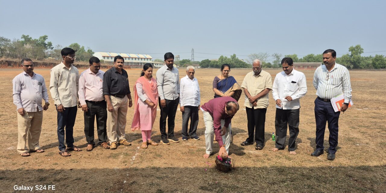 मांडकी पालवण ग्रामीण, कृषी,सहकार साहित्य संमेलनाच्या मंडप उभारणी कामाचा शुभारंभ..!