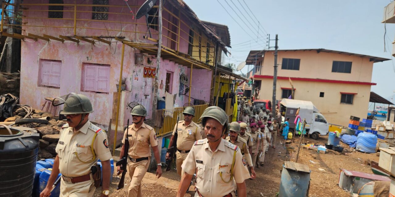 बाणकोट सागरी पोलिसांचा रूटमार्ग..!