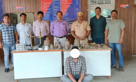 खेड पोलिसांची मोठी कारवाई : देवळातील समई-घंटा चोरी प्रकरणी दोघे जेरबंद