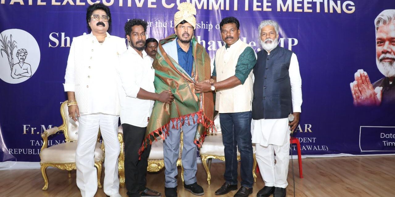 तामिळनाडुच्या विकासासाठी अभिनेते विजय यांनी एनडीए मध्ये यावे – केंद्रीय राज्यमंत्री रामदास आठवले