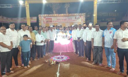 कुंभार्लीत महाकाली नवतरुण क्रीडा मंडळ कब्बडी स्पर्धेला शानदार सुरुवात