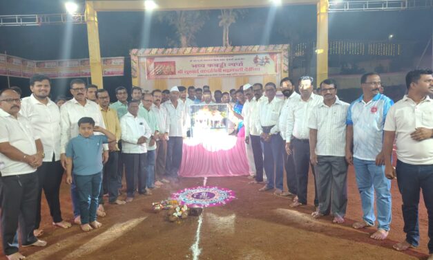 कुंभार्लीत महाकाली नवतरुण क्रीडा मंडळ कब्बडी स्पर्धेला शानदार सुरुवात