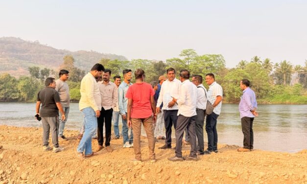 चिपळूणचे नगराध्यक्ष आणि नगरसेवकांच्या शिष्टमंडळाने केली पेठमाप मैदानाची पाहणी..!