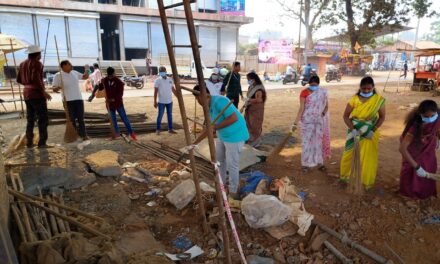 गाडगेबाबा जयंतीचे औचित्य साधून लांजा नगरपंचायतीच्यावतीने स्वच्छता मोहीम