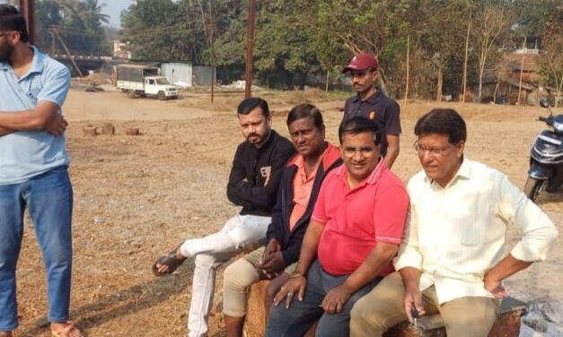 श्री करंजेश्वरीच्या शेरणे काढण्याच्या मैदानावर सुसज्ज तयारी.. नगरसेवक आणि तरुण कार्यकर्त्यांचा पुढाकार..!