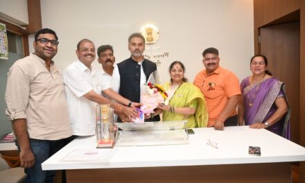 खेडच्या विकासासंदर्भात नगराध्यक्षांनी घेतली ना. योगेशदादा कदम यांची भेट