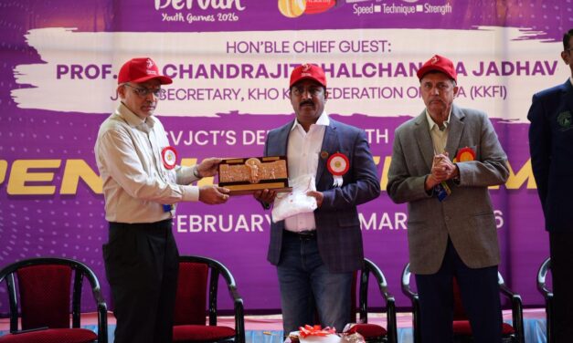 ​डेरवण युथ गेम्सचे थाटात उद्घाटन : हजारो खेळाडूंचा सहभाग