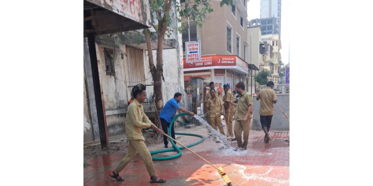 जी उत्तर विभागात सखोल स्वच्छता मोहीम संपन्न!