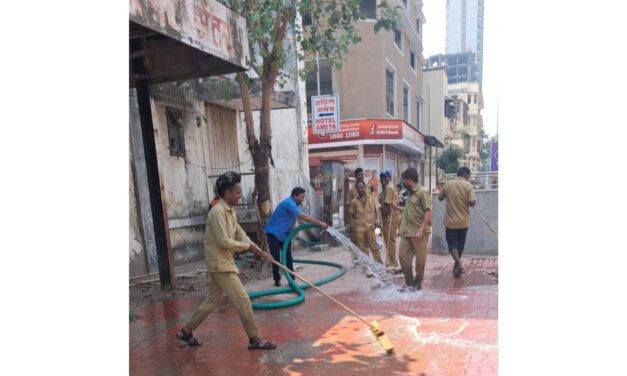 जी उत्तर विभागात सखोल स्वच्छता मोहीम संपन्न!