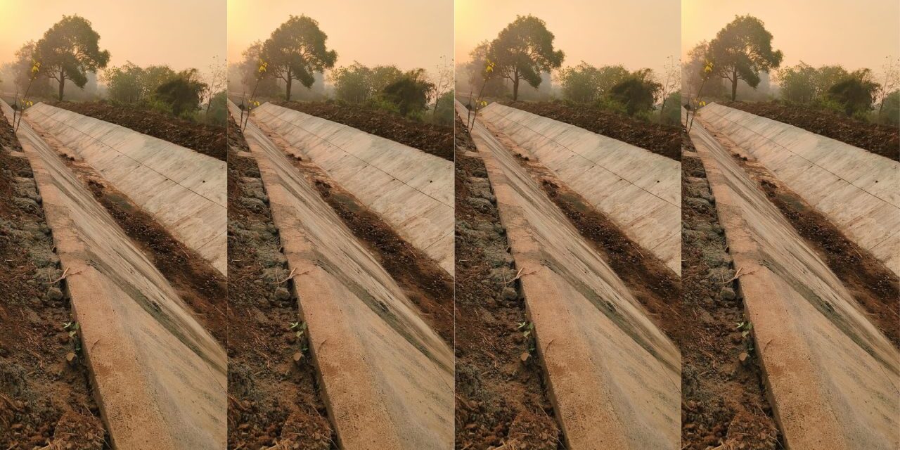 आंबेवाडी- निवी कालव्यासाठी करोडो रु. खर्च तरीही पाणी नसल्याने शेतकरी चिंताग्रस्त