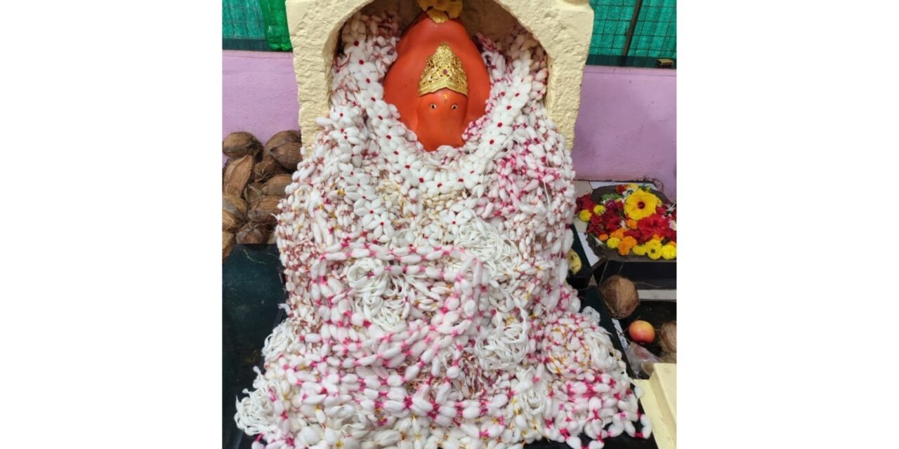चिपळूणच्या मळ्यातील स्वयंभू गणेश मंदिरात कार्पास वस्त्र व्रताला उदंड प्रतिसाद..!