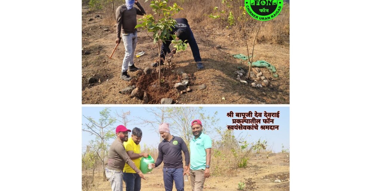 फ्रेंड्स ऑफ नेचर तर्फे पर्यावरण पूरक उपक्रम राबवून होळी साजरी.