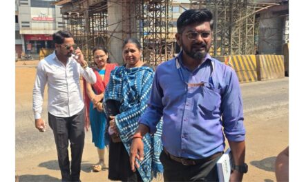 चिपळूणच्या बहादूरशेख नाल्यावर पालिका बांधणार संरक्षक कठडा..सभापती शिर्के नगरसेविका कदम यांच्याकडून पाहणी