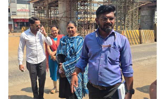 चिपळूणच्या बहादूरशेख नाल्यावर पालिका बांधणार संरक्षक कठडा..सभापती शिर्के नगरसेविका कदम यांच्याकडून पाहणी