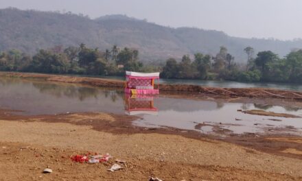 गाळ काढण्याच्या नावाखाली पेठमापचे शेरणे काढण्याचे मैदानच गायब..जनतेत तीव्र संताप..!