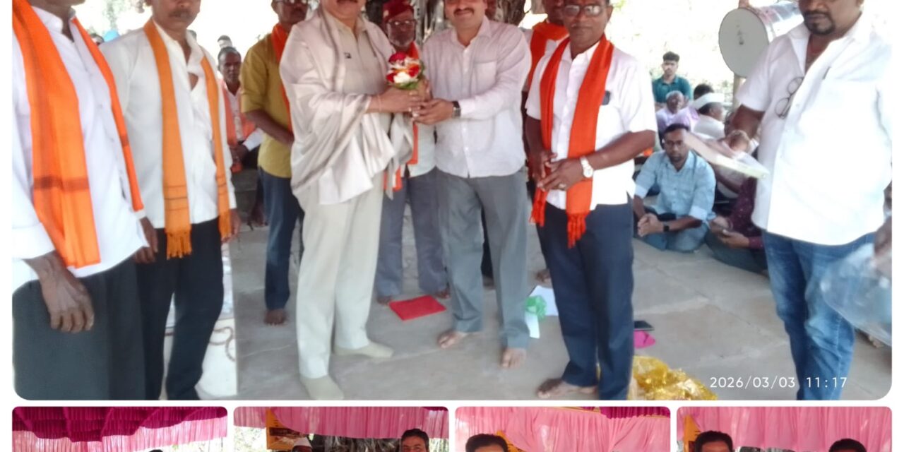 पोलीस उपनिरीक्षक विवेक साळवी यांचा आंबव पोंक्षे येथे सत्कार