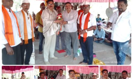 पोलीस उपनिरीक्षक विवेक साळवी यांचा आंबव पोंक्षे येथे सत्कार