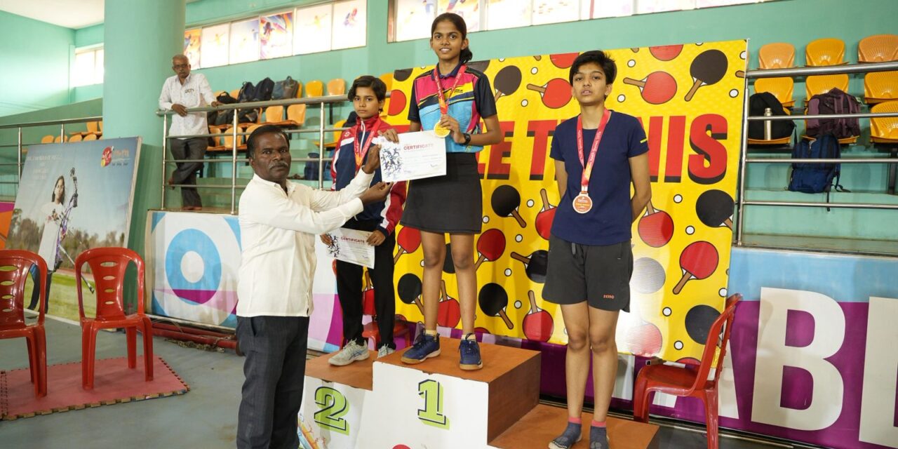 डेरवण यूथ गेम्स २०२६ टेबल टेनिस स्पर्धेत “सातारा” जिल्ह्याचे वर्चस्व