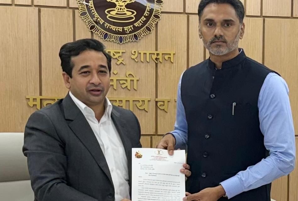 दापोलीतील हर्णे बंदराला सागरी रो-रो सेवेचा थांबा मिळावा…. राज्यमंत्री योगेश कदम यांची मागणी !