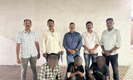 चिपळूणमध्ये दहा किलो गांजासह खेड मधील तिघे ताब्यात; लाखोंचा मुद्देमाल जप्त..!