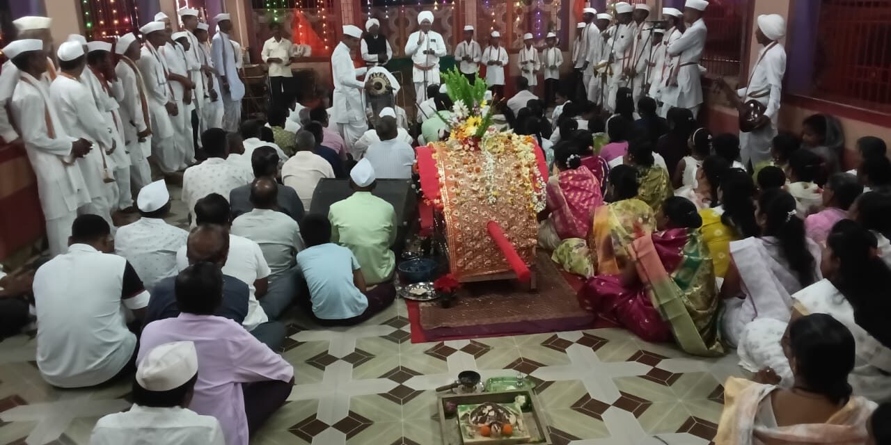 आगरगावात विविध कार्यक्रमांनी तुकाराम बिज साजरी करण्यात आली.