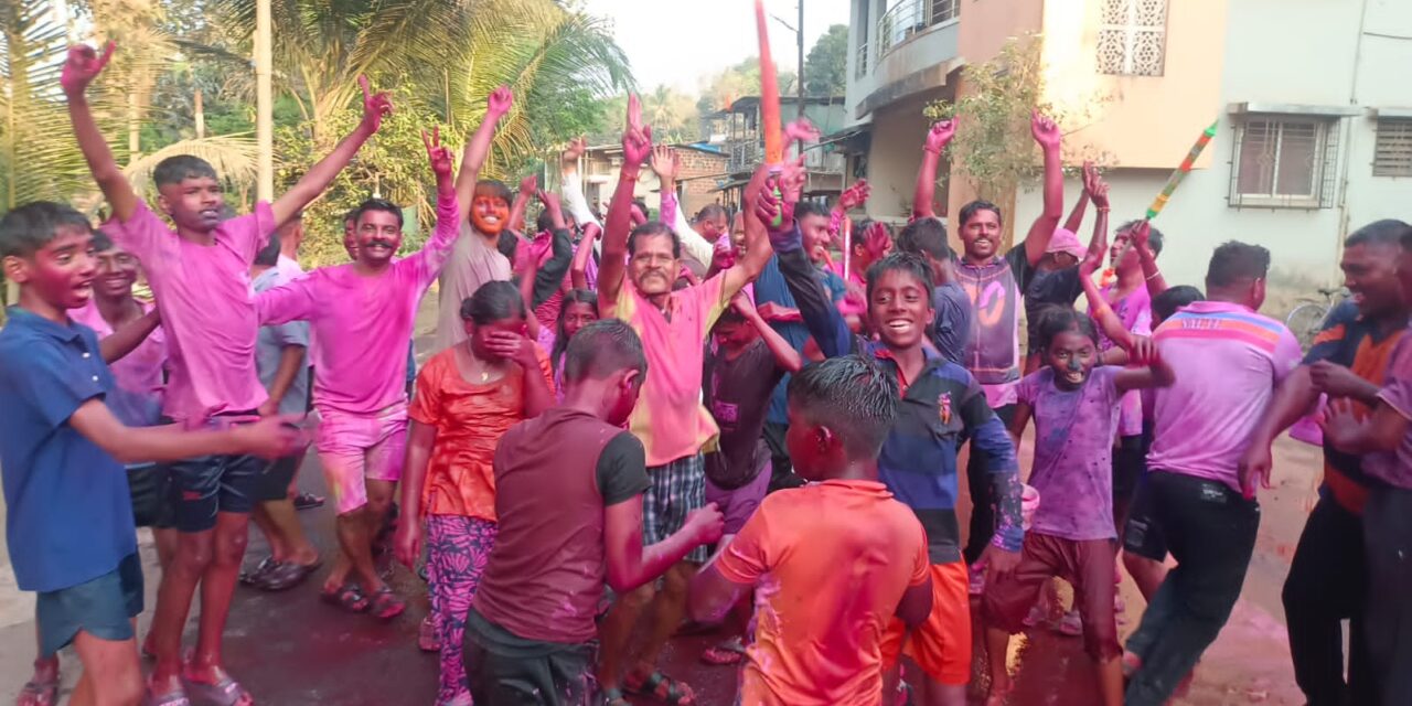 चिपळूणमध्ये रंगपंचमी उत्साहात साजरी