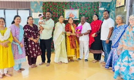 ठाणे नगरसेविका नम्रता भोसले यांची भाई टके यांच्या निवासस्थानी सदिच्छा भेट