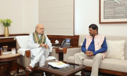 केंद्रीय राज्यमंत्री रामदास आठवले यांनी घेतली गृहमंत्री अमित शहा यांची भेट