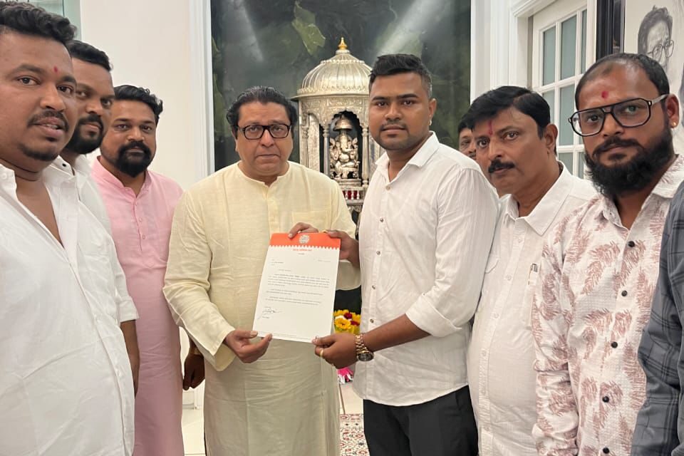 सुजित सोनवणे यांची मनसे पनवेल तालुकाध्यक्षपदी निवड