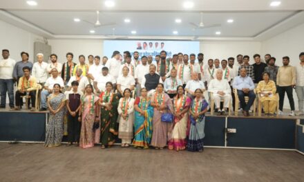 भाजपा, शिवसेना, वंचित व संभाजी ब्रिगेडच्या पदाधिकाऱ्यांचा काँग्रेस पक्षात प्रवेश.