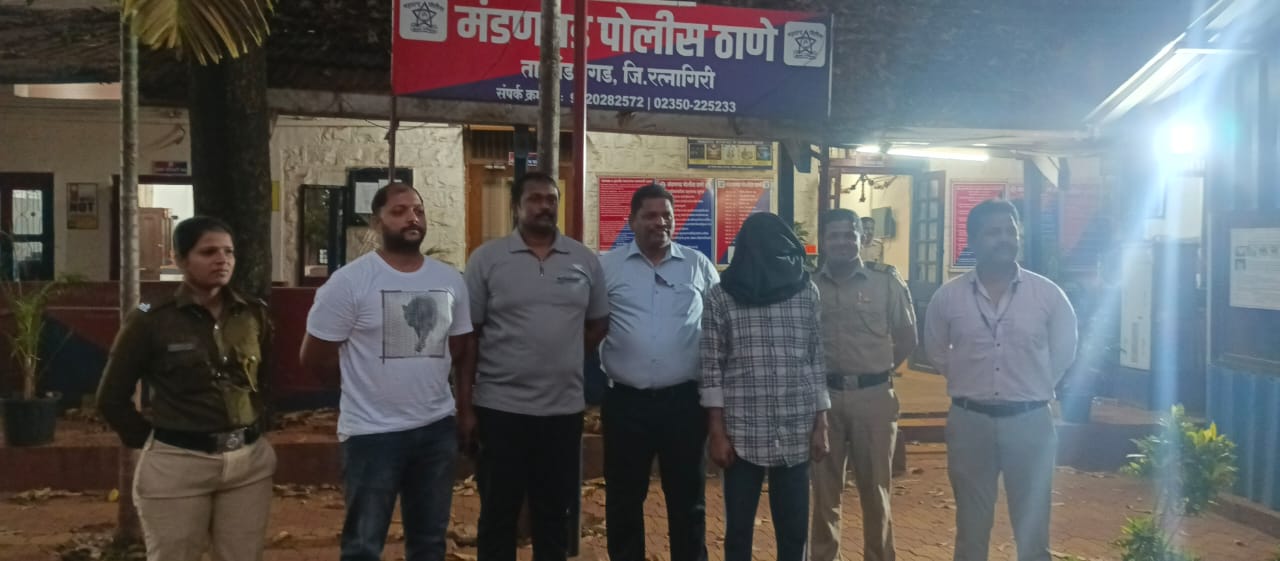 अडीच हजार किलोमीटर इतक्या लांबीचा दिवस रात्र प्रवास करुन मंडणगड पोलीसांनी आवळल्या सराईत आरोपीच्या मुसक्या