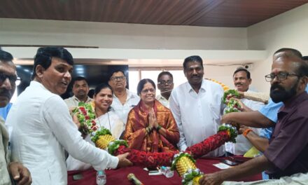 रत्नागिरी जिल्हा परिषदेच्या अध्यक्षा सौ. अस्मिता केंद्रे यांचे मंडणगड तालुक्यात जोरदार स्वागत