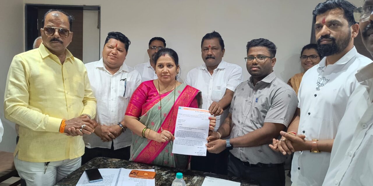 भाजपा माणगांव तालुका युवामोर्चा अध्यक्षपदी योगेश खडतर यांची निवड.