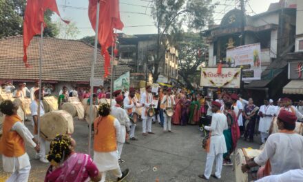 नववर्षाच्या स्वागतासाठी कर्जत मध्ये स्वागतयात्रा…