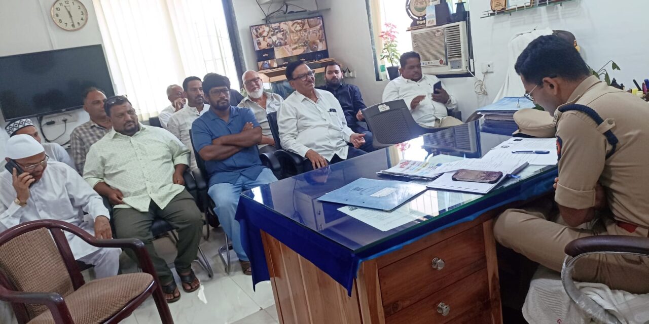 ईद शांततेत व उत्साहात साजरी करा :पोलीस निरीक्षक सुयश कुमार सिंग