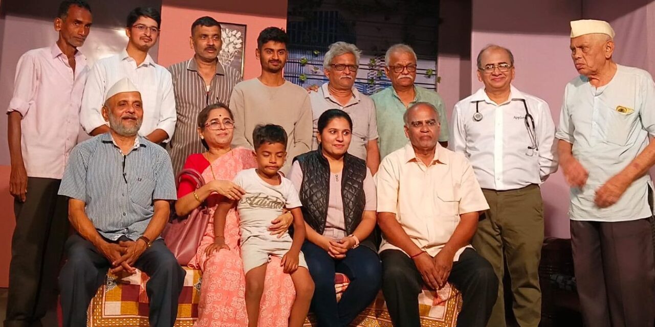 ‘मित्र’ नाट्यप्रयोगाने लक्ष्मी नारायण मंदिरातील रामनवमी उत्सवाची सांगता