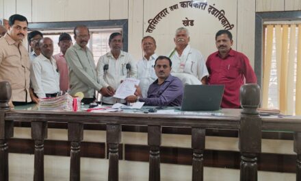 ओबीसींची गणना करा., खेडमध्ये ओबीसी संघटनांचे तहसीलदारांना निवेदन !