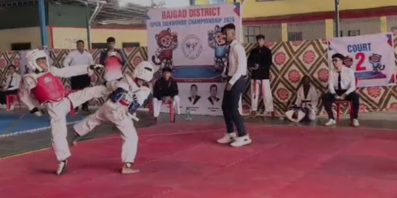 मोहोपाडा येथे रायगड जिल्हास्तरीय खुली तायक्वांदो स्पर्धा उत्साहात, दोनशेहून अधिक खेळाडूंचा सहभाग