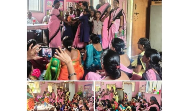 एकात्मिक बालविकास सेवा योजना अंर्तगत, पणदेरी बीटचा पोषण पखवडा साजरा