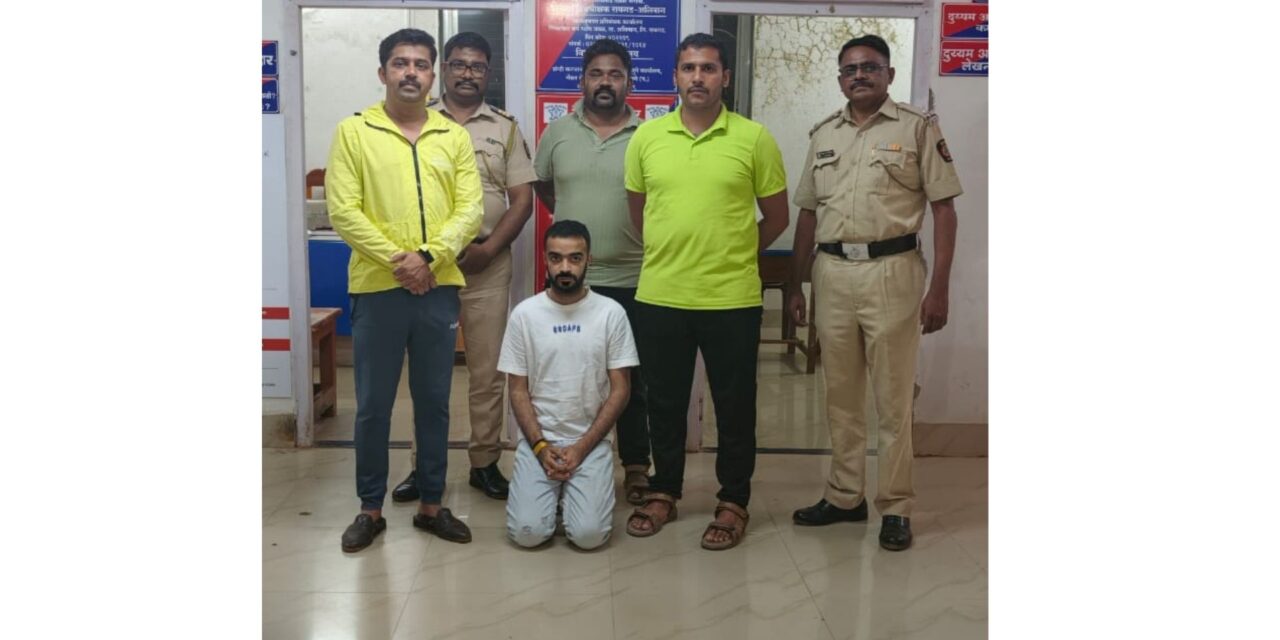 गोरेगाव म्युझिक कन्सर्ट मधील दोन ड्रग्जमृत्यूनंतर फरार झालेला आयुष साहित्य पोलादपूर पोलीसांनी पकडला गोव्याला जाताना