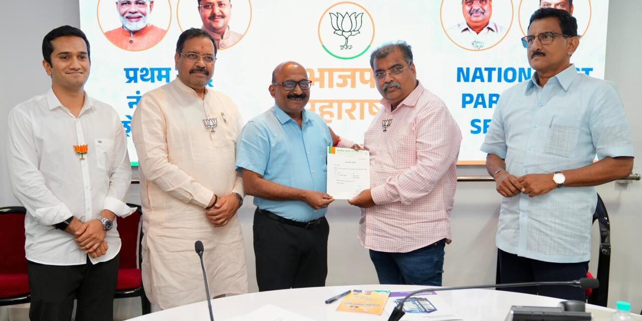 भाजपच्या माध्यम प्रमुखपदी गोविंद येतयेकर तर सह-माध्यम प्रमुखपदी ओमप्रकाश चौहान यांची नियुक्ती