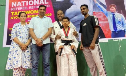 चिपळूण येथील विद्यार्थ्याची तायक्वांडो ब्लॅक बेल्ट मिळवून उल्लेखनीय कामगिरी