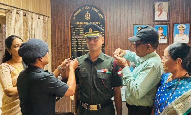 कुरवळ जावळी दत्तवाडीचे सुपुत्र मेजर रूपेश मनोहर जाधव यांची लेफ्टनंट कर्नल पदावर पदोन्नती !