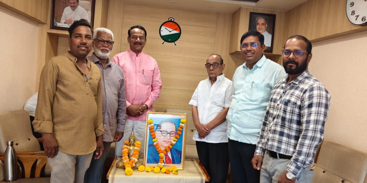 डॉ. बाबासाहेब आंबेडकर जयंती उत्साहात साजरी