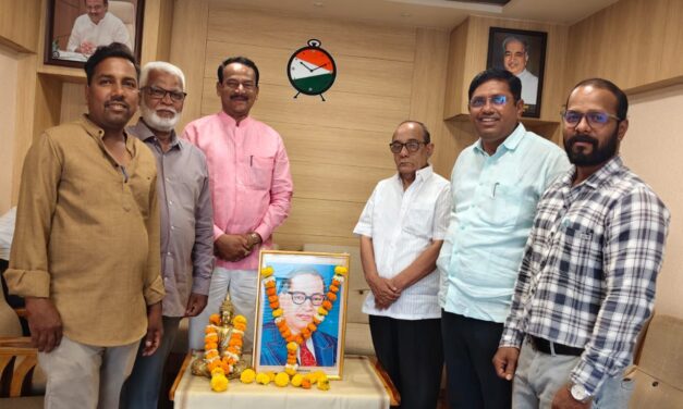 डॉ. बाबासाहेब आंबेडकर जयंती उत्साहात साजरी